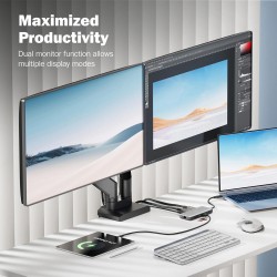 Stacja dokująca DIGITUS USB Typ C 8-portów 2x HDMI 4K/60Hz P… | PartsPC.pl