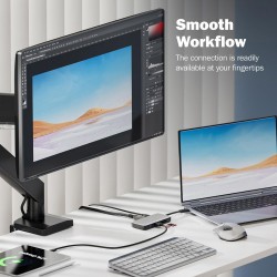 Stacja dokująca podróżna DIGITUS USB Typ C 7-portów HDMI 4K/… | PartsPC.pl