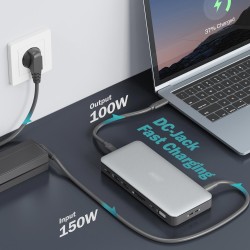 Stacja dokująca DIGITUS USB Typ C 11-portów 2x HDMI 1x Displ… | PartsPC.pl