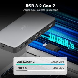 Stacja dokująca DIGITUS USB Typ C 11-portów 2x HDMI 1x Displ… | PartsPC.pl