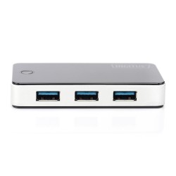 Hub USB DIGITUS DA-70231 4xUSB 3.0 aktywny czarny | PartsPC.pl