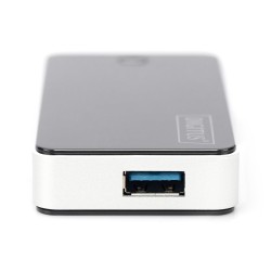 Hub USB DIGITUS DA-70231 4xUSB 3.0 aktywny czarny | PartsPC.pl