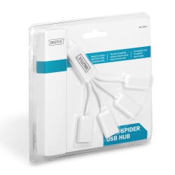 HUB/Koncentrator 4-portowy DIGITUS "Spider" USB 2.0 SuperSpe… | PartsPC.pl