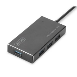 Hub/Koncentrator DIGITUS 4-portowy USB 3.0 SuperSpeed, aktyw… | PartsPC.pl
