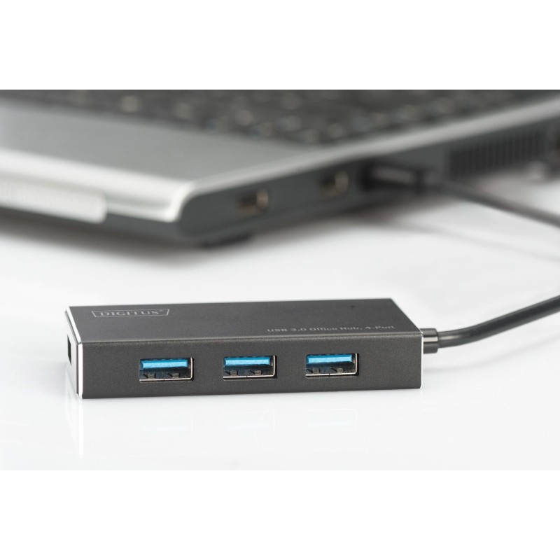 Hub/Koncentrator DIGITUS 4-portowy USB 3.0 SuperSpeed, aktyw… | PartsPC.pl