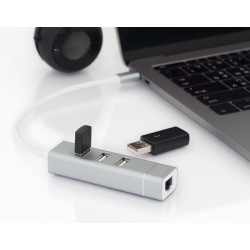 Hub/Koncentrator 3-portowy DIGITUS USB 2.0 HighSpeed Typ C z… | PartsPC.pl