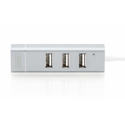 Hub/Koncentrator 3-portowy DIGITUS USB 2.0 HighSpeed Typ C z… | PartsPC.pl