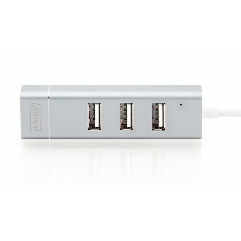 Hub/Koncentrator 3-portowy DIGITUS USB 2.0 HighSpeed Typ C z… | PartsPC.pl
