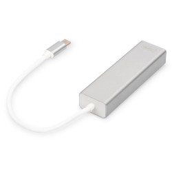 HUB/Koncentrator DIGITUS 3-portowy USB Typ C, USB A HighSpee… | PartsPC.pl