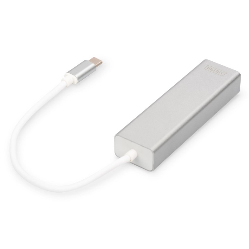 HUB/Koncentrator DIGITUS 3-portowy USB Typ C, USB A HighSpee… | PartsPC.pl