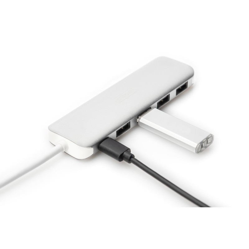 Hub USB DIGITUS 4-portowy USB 3.0 SuperSpeed z Typ C PD 3.0 … | PartsPC.pl