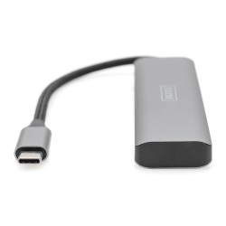 Hub USB Typ C DIGITUS 4-portowy 4x USB Typ C aluminium 5Gbps… | PartsPC.pl