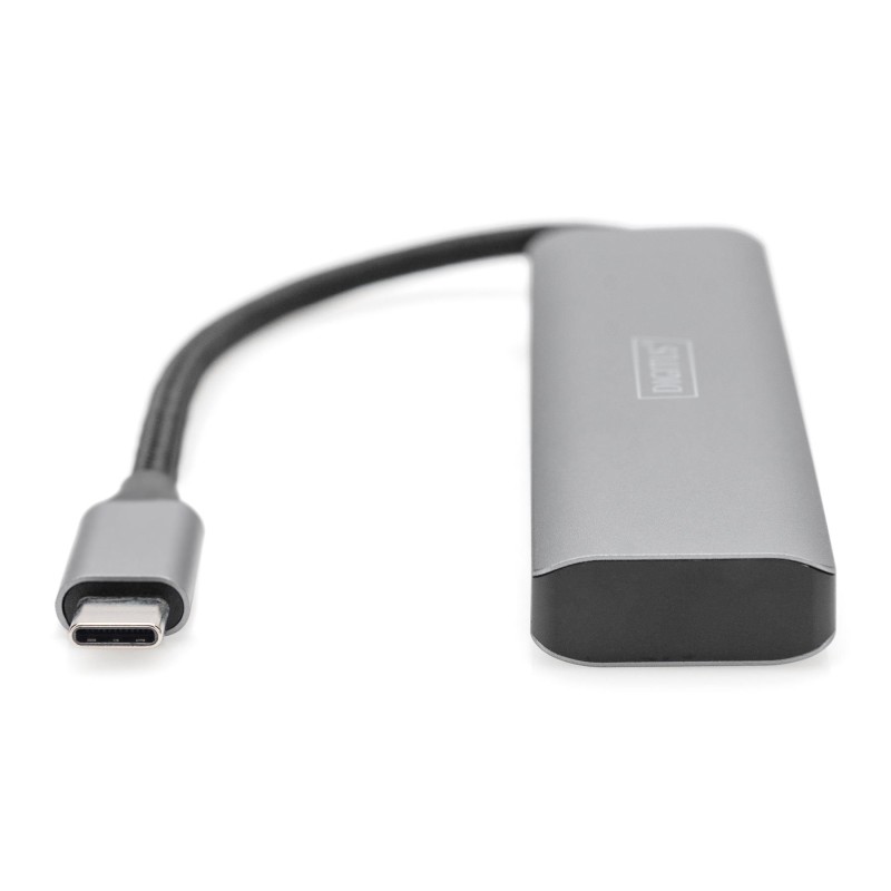 Hub USB Typ C DIGITUS 4-portowy 4x USB Typ C aluminium 5Gbps… | PartsPC.pl