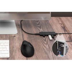 Hub USB 3.0/Koncentrator DIGITUS 4-portowy SlimLine US... | PartsPC.pl