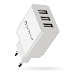 Ładowarka sieciowa everActive SC-300 3xUSB 3,4A | PartsPC.pl