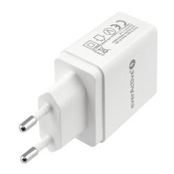 Ładowarka sieciowa everActive SC-300 3xUSB 3,4A | PartsPC.pl