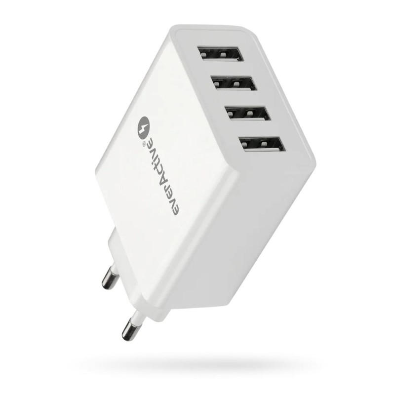 Ładowarka sieciowa everActive SC-400 4xUSB 5A | PartsPC.pl