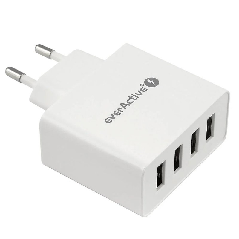 Ładowarka sieciowa everActive SC-400 4xUSB 5A | PartsPC.pl