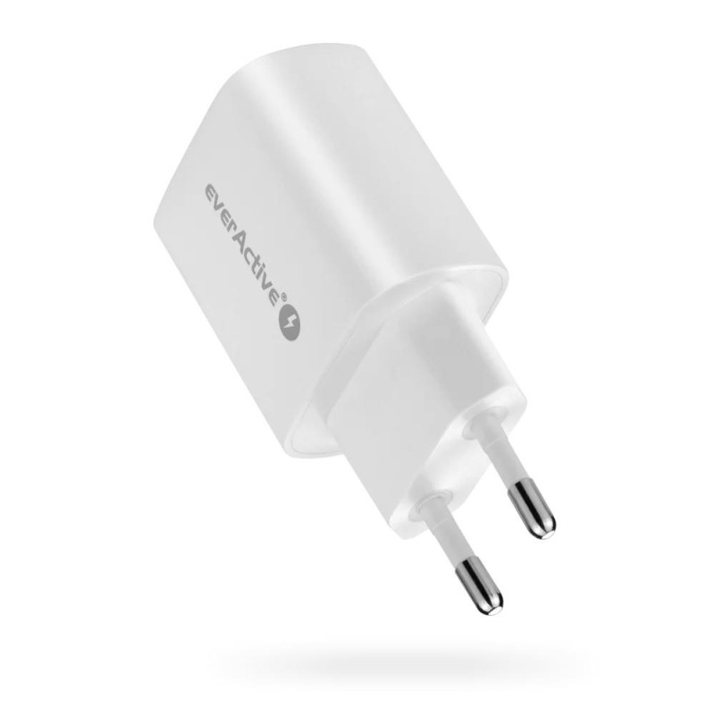 Ładowarka sieciowa everActive SC-250Q 1x USB QC3.0 18W | PartsPC.pl