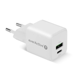 Ładowarka sieciowa everActive GaN SC-330 1x USB, 1x USB-C QC… | PartsPC.pl