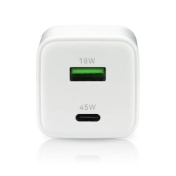 Ładowarka sieciowa everActive GaN SC-450Q 1x USB, 1x USB-C P… | PartsPC.pl