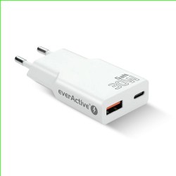 Ładowarka sieciowa everActive GaN SUPER SLIM SC-380Q QC3.0 U… | PartsPC.pl