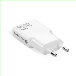 Ładowarka sieciowa everActive GaN SUPER SLIM SC-380Q QC3.0 U… | PartsPC.pl