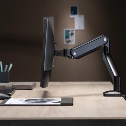 Uchwyt biurkowy do monitora Ergo Office ER-445 uniwersalny, sprężyna gazowa