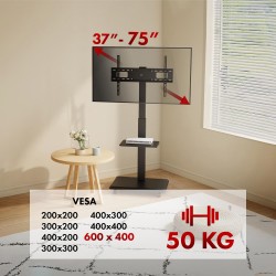 Stand / wózek dla TV Ergo-Office ER-304 B, max. obciążenie 5… | PartsPC.pl