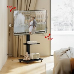 Stand / wózek dla TV Ergo-Office ER-304 B, max. obciążenie 5… | PartsPC.pl