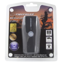 Lampka LED rowerowa Esperanza CURSA EOT018 na przód
