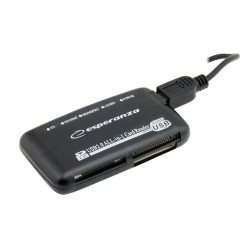 Uniwersalny czytnik Kart Pamięci Esperanza EA117 USB 2.0 | PartsPC.pl