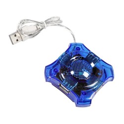 Hub USB 2.0 Esperanza 4 porty "Star" niebieski