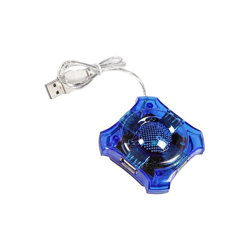 Hub USB 2.0 Esperanza 4 porty "Star" niebieski