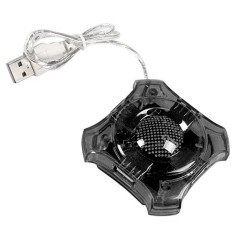 Hub USB 2.0 Esperanza 4 porty "Star" czarny | PartsPC.pl