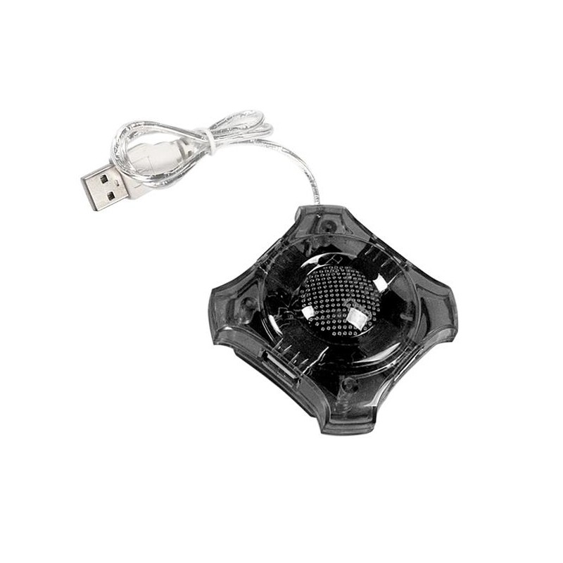 Hub USB 2.0 Esperanza 4 porty "Star" czarny | PartsPC.pl