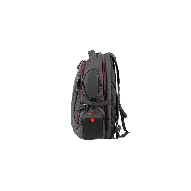 Plecak do notebooka Genesis Pallad 550 15,6"/17,3" czarny | PartsPC.pl
