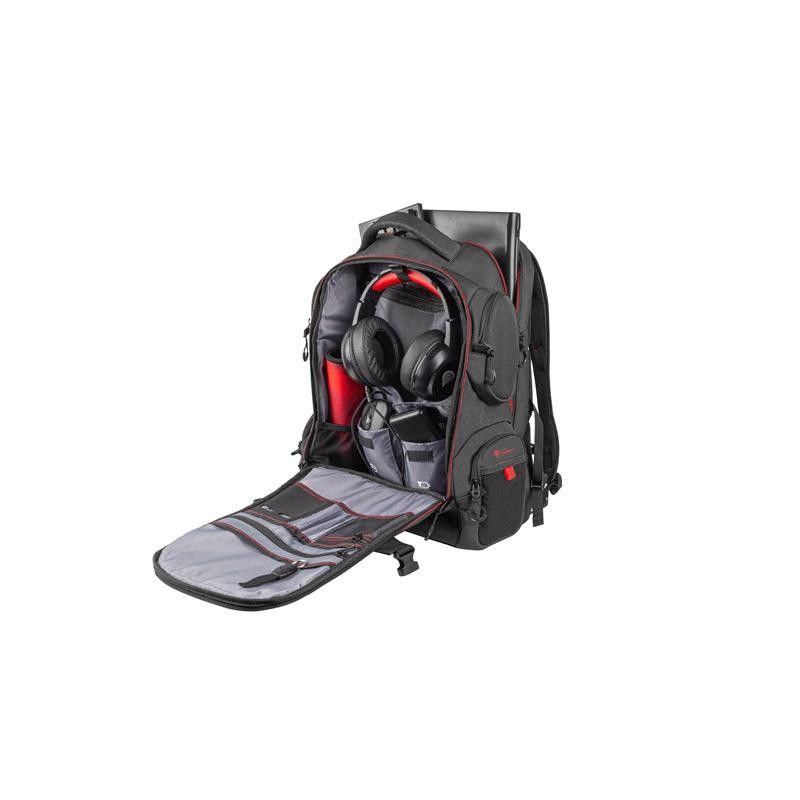 Plecak do notebooka Genesis Pallad 550 15,6"/17,3" czarny | PartsPC.pl