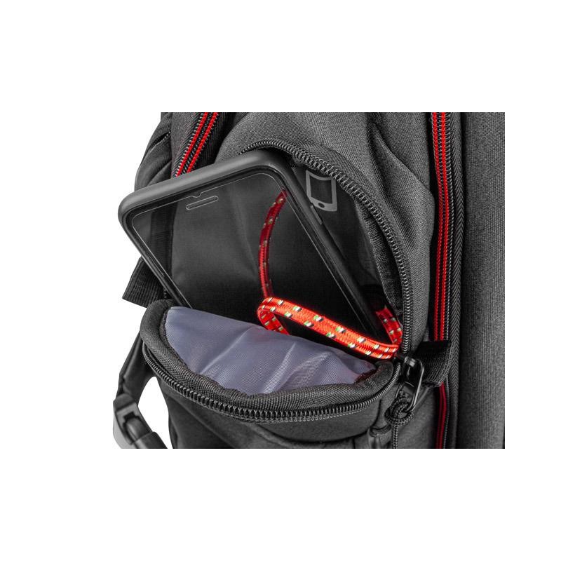 Plecak do notebooka Genesis Pallad 550 15,6"/17,3" czarny | PartsPC.pl