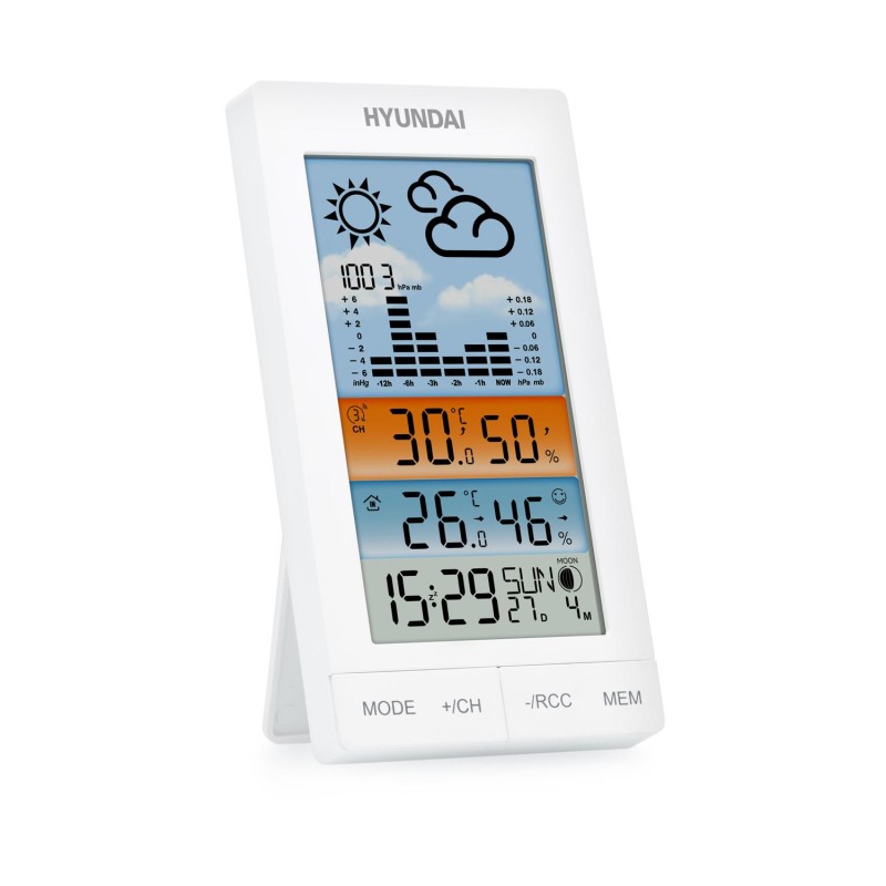 Stacja meteo Hyundai - WS2050 biała | PartsPC.pl