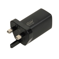 Ładowarka sieciowa GaN iBOX C-65 PD65W, USB-C, kabel USB-C w… | PartsPC.pl