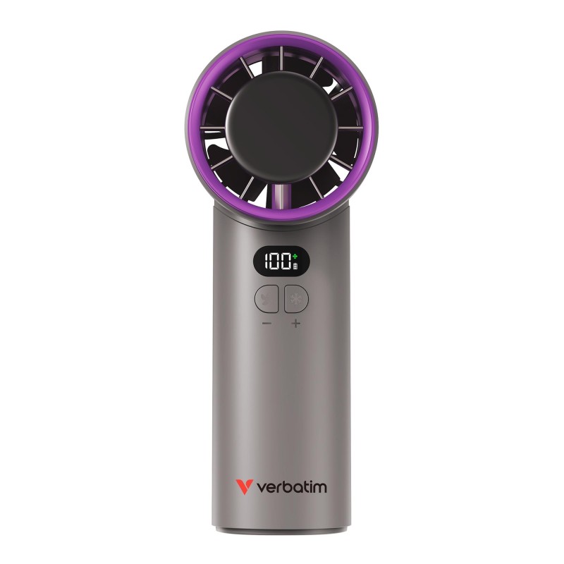 Wentylator ręczny Verbatim Cool 'n' Go Ice Touch szaro-fiole… | PartsPC.pl