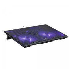 Podstawka chłodząca MS COOL D105 LED 2X USB Czarna | PartsPC.pl
