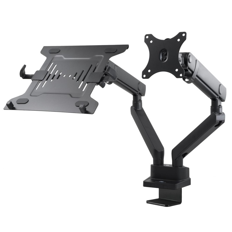 Uchwyt biurkowy podwójny do monitora i laptopa Maclean MC-813 17"-32" 2x8kg