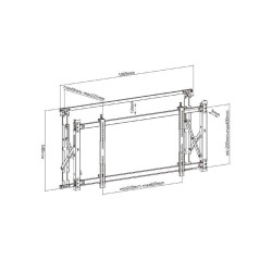 Uchwyt do TV 46-52 Digital Signage MC-845 | PartsPC.pl