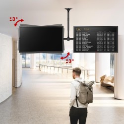 Uchwyt sufitowy dla dwóch TV Maclean MC-111 B, max. obciążen… | PartsPC.pl