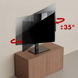 Stojak uniwersalny do TV Maclean MC-1240, na szafkę RTV, pod… | PartsPC.pl