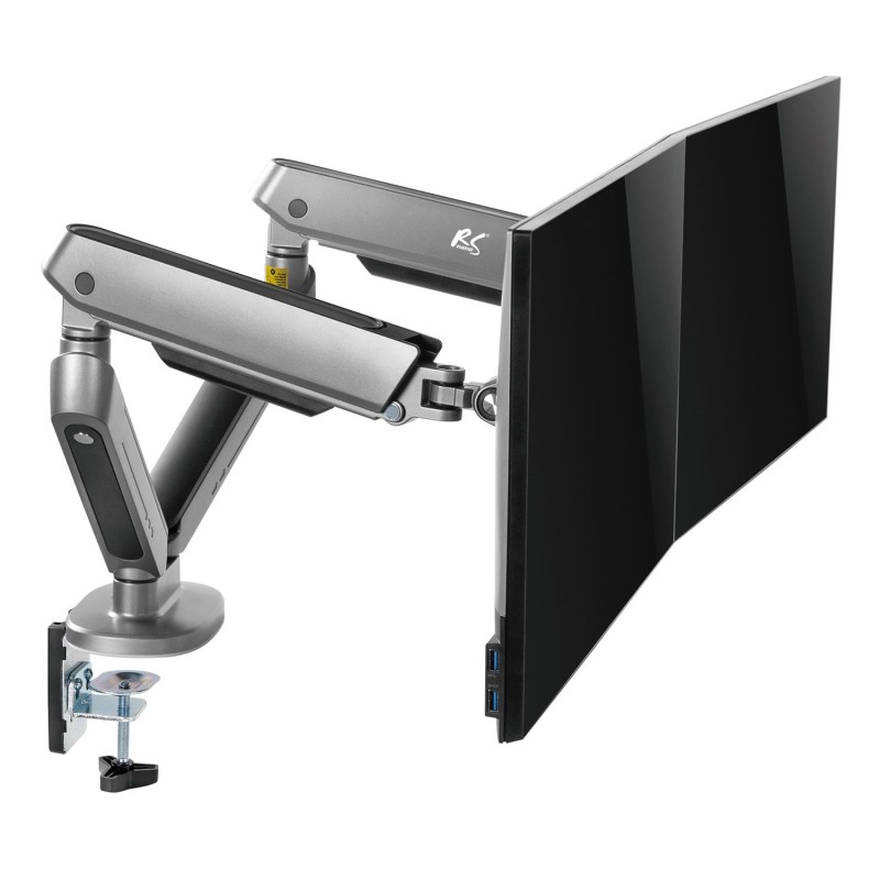 Uchwyt na dwa monitory gamingowy NanoRS RS166 | PartsPC.pl