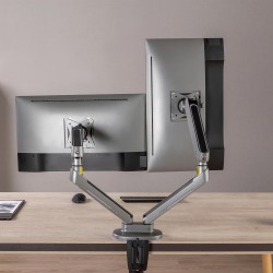 Uchwyt na dwa monitory gamingowy NanoRS RS166 | PartsPC.pl