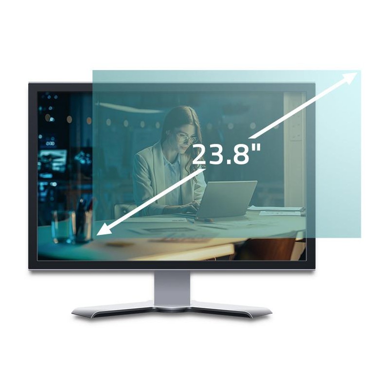 Filtr światła niebieskiego Qoltec 23.8" | 16:9 | Ochrona wzr… | PartsPC.pl
